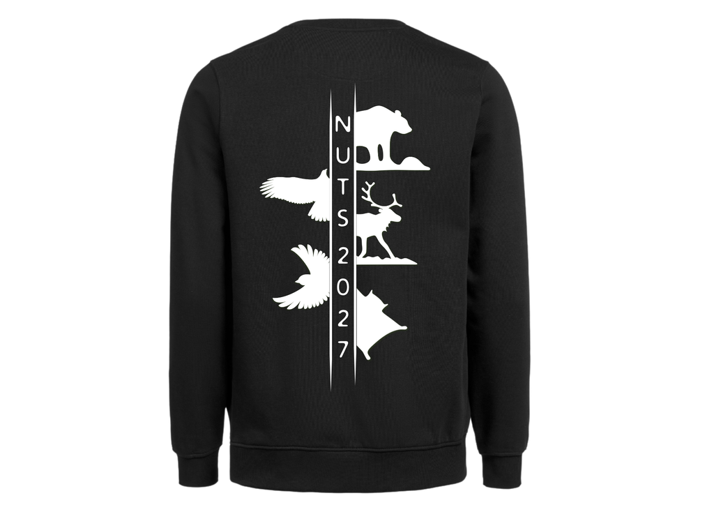 NUTS Crewneck Regular Fit black