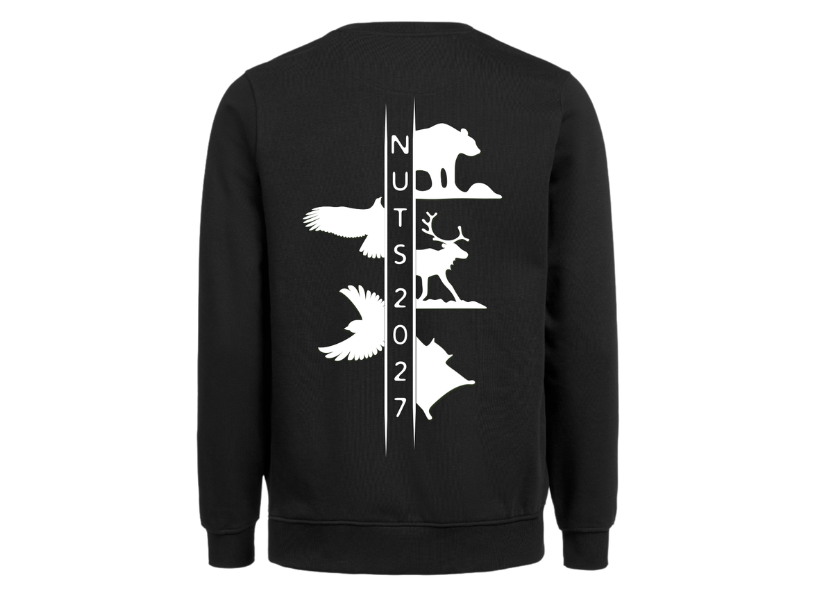 NUTS Crewneck Regular Fit black