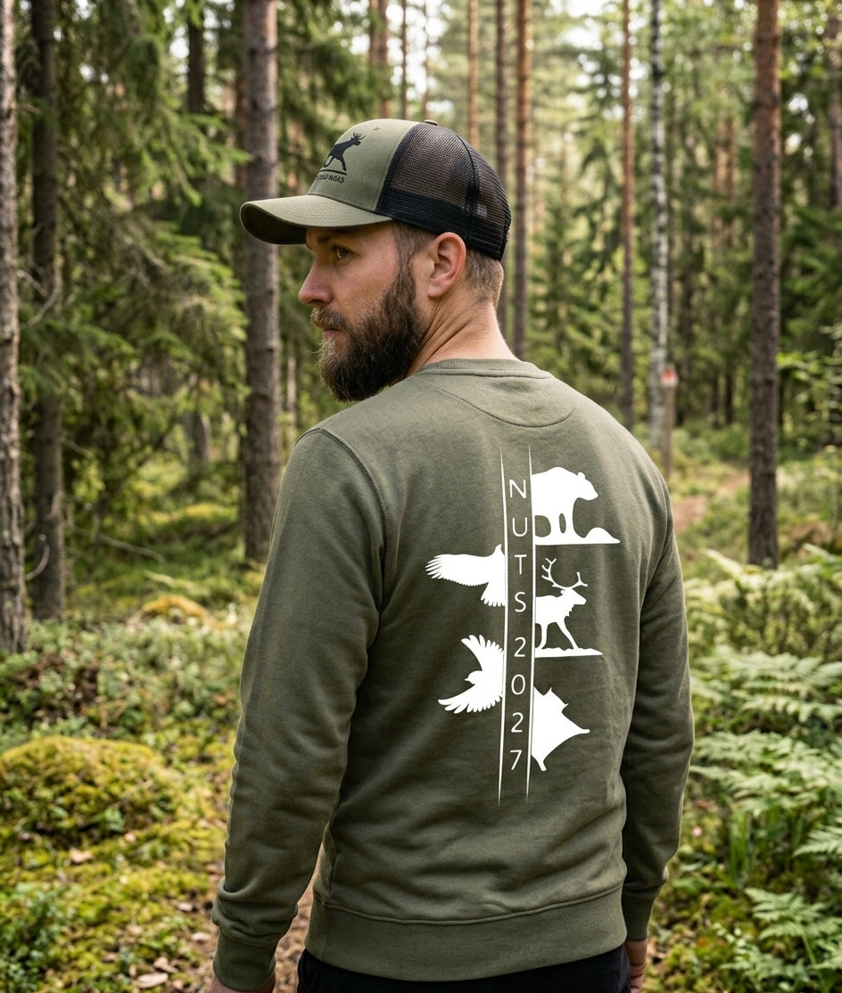 NUTS Crewneck Regular Fit Green