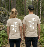 NUTS T-shirt Unisex latte
