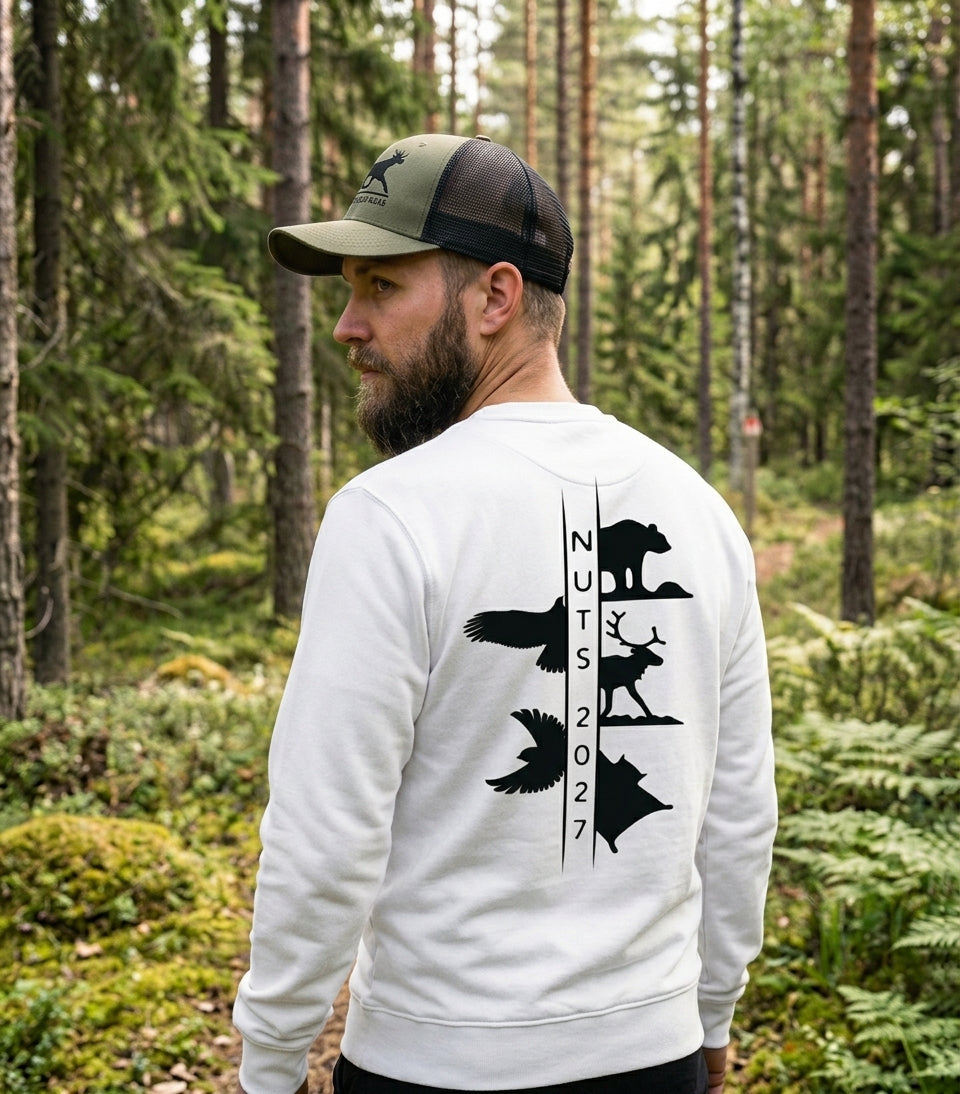 NUTS Crewneck Regular Fit white