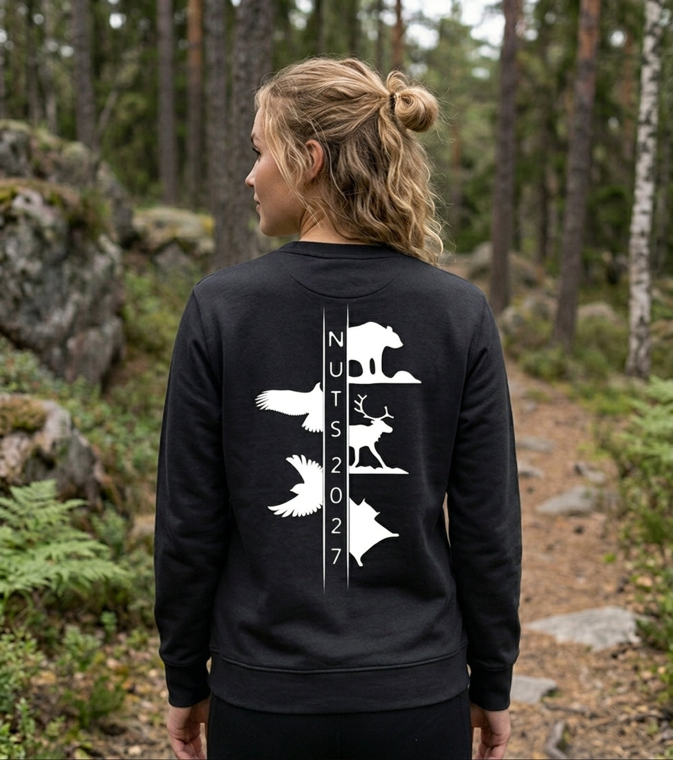 NUTS Crewneck Regular Fit black